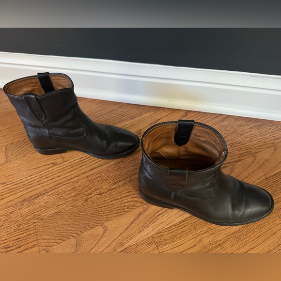 Isabel Marant susee leather wedge ankle boot - Picture 3 of 8